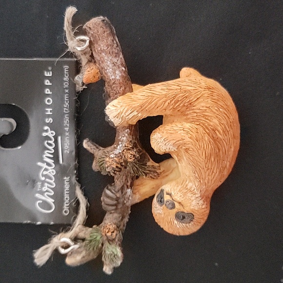 The Christmas Shoppe Other - New Sloth Christmas Ornament